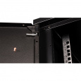 Шкаф 19" телекоммуникационный настенный, 15U  769x600х450 мм, дверь металл, черный